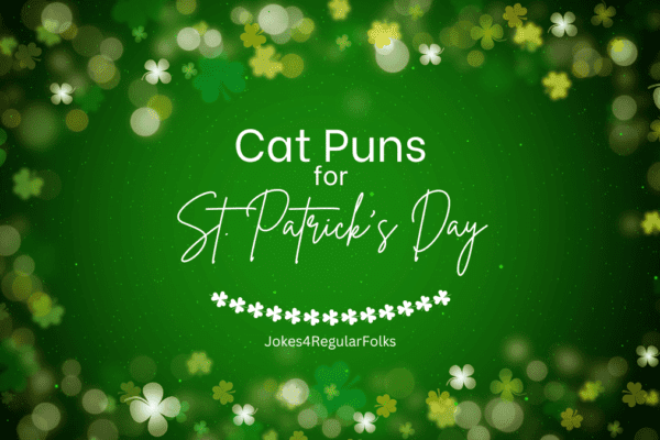 cat puns for St. Patrick's day