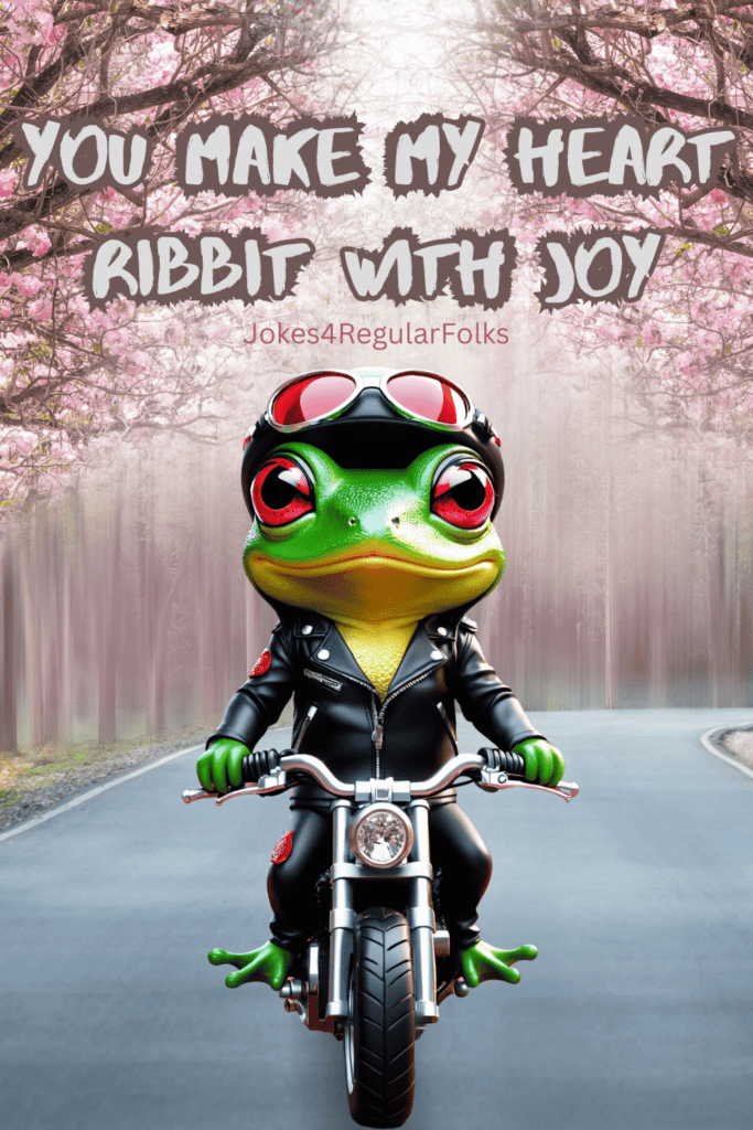 Valentine's Day Frog pun