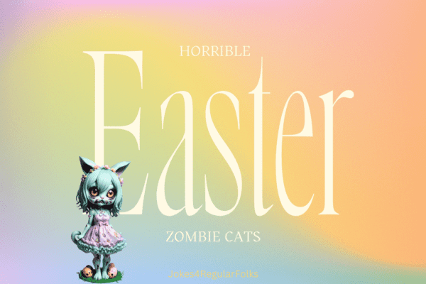 Horrible Easter Zombie Cats