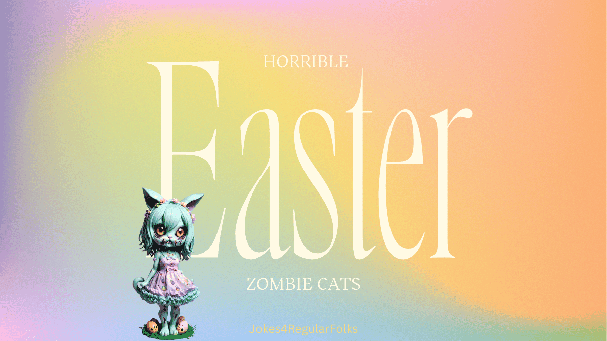 Horrible Easter Zombie Cats